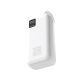 3. Wozinsky W8-W 30000mAh 30W Powerbank mit 2x USB-A und USB-C Anschlüssen und Taschenlampe – Weiß