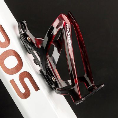 9. Rockbros FK338 Fahrrad-Flaschenhalter, Schwarz und Rot
