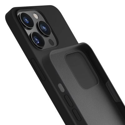 10. iPhone 13 Pro Max Serie 3mk Silikonhülle - Schwarz