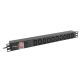 6. Lanberg PDU-10I-0200-IEC-BK Steckdosenleiste (10 Steckdosen nach IEC320-Standard; 10 A; 2 m; schwarz)