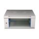 2. EXTRALINK Wandregalschrank 4 HE 600 x 450 mm GRAU