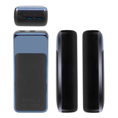 5. Rivacase VA1080 Lithium-Polymer (LiPo) Powerbank 30000 mAh Schwarz, Blau
