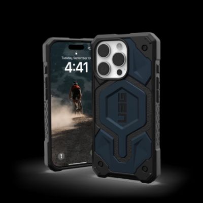 3. UAG Monarch Pro Hülle mit MagSafe für iPhone 16 Pro – Blau
