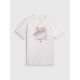 6. Herren-T-Shirt mit Aufdruck, regulär, Größe 4F 4FRSS26TTSHM4039-10S