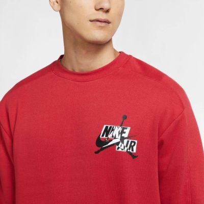 4. Air Jordan Jumpman Fleece-Sweatshirt Rot - CK6763-687