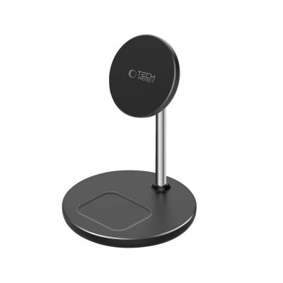 3. Tech-Protect QI15W-A39 2in1 MagSafe Ladestation - Schwarz