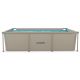 14. VIRTUFIT Rechteckiges Schwimmbecken 260 x 180 cm mit Filterpumpe Beige