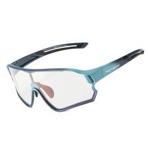 Rockbros 14110009005 Polarisierte Fahrradbrille für Kinder von 8-14 Jahren - Blau