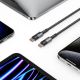 5. Tech-Protect UltraBoost USB-C / USB-C PD-Kabel 100 W 5 A 0,25 m – grau