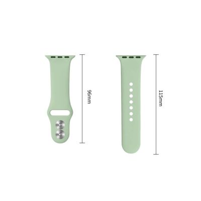 3. Tech-Protect Silikonarmband für Apple Watch 40/41/42 mm – Hellgrün