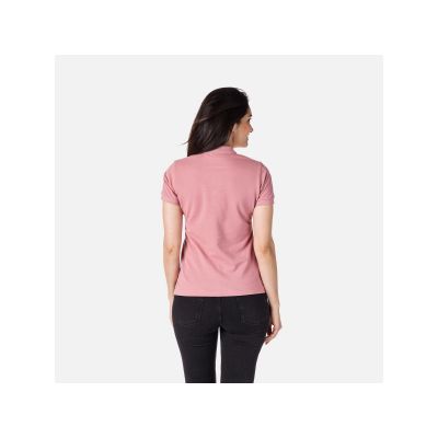 4. ROSSIGNOL W Logo Poloshirt Pink