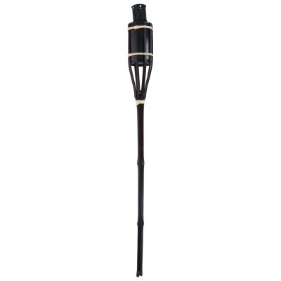 6. Bambus-Fackel 60 cm 3 Stück Schwarz
