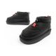 17. D.Franklin Damen Schneestiefel Winter Modische Isolierte Stiefeletten Schwarz