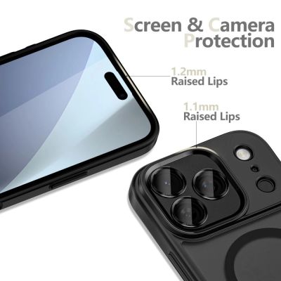 4. Tech-Protect MagCam MagSafe Case für iPhone 17 Pro - Mattschwarz