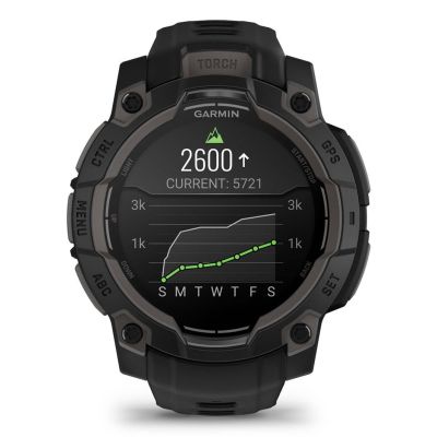 33. Sportuhr Garmin Instinct 3 AMOLED 45 mm Schwarz