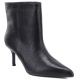 6. Schwarze Damen-Ankle-Boots aus Leder mit niedrigem Absatz, Big Star UU274492