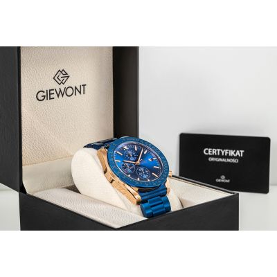 7. Giewont Chronograph Herrenuhr Saphirblau Kupfer GW8720-B5