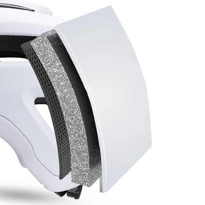 7. Wozinsky MTB-Fahrradhelm mit abnehmbarem Visier, leicht, Größe L – schwarz-weiß