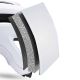 7. Wozinsky MTB-Fahrradhelm mit abnehmbarem Visier, leicht, Größe L – schwarz-weiß