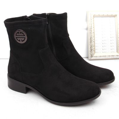 12. Jezzi W Wildleder Stiefeletten ASA198-28 JEZ432A