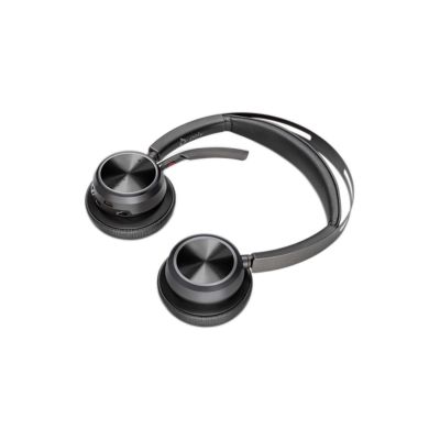 56. POLY Voyager Focus 2 USB-CC Headset mit USB-C/A-Adapter und Ladestation