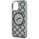 6. Karl Lagerfeld IML Monogram Karl & Choupette Head MagSafe-Hülle für iPhone 15 – Schwarz
