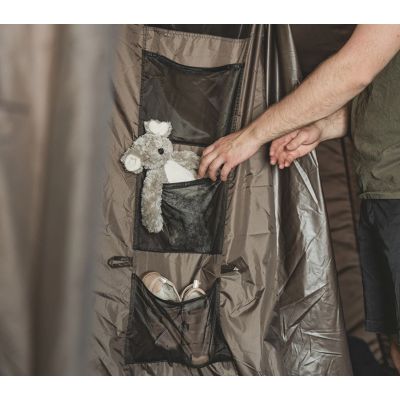 10. Easy Camp Brimnes 5 Luftbraunes Tunnelzelt