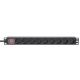 3. Intellinet 715133 PDU Stromverteilungseinheit 9 x Netzwerkanschlüsse 1U Schwarz