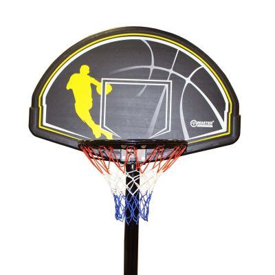 3. Basketballkorb-Set Master Street, höhenverstellbar, mit Netz, 245–305 cm – MASSPSB-11