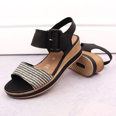 10. Remonte W RKR646 Leder Keilsandalen