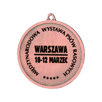 2. Bronzemedaille mit Platz für ein 25-mm-Emblem – lasergravierte Stahlmedaille – RMI