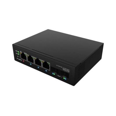 20. LANBERG ILGE-4P-2S-90 LIGHT INDUSTRIAL POE 1XBT 3XAT 2XSFP DIN GIGABIT ETHERNET Switch