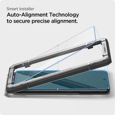 12. Spigen ALM Glas.tR gehärtetes Glas für Samsung Galaxy S21 FE - 2 Stk.