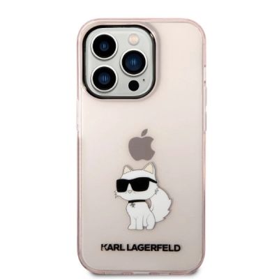 3. Karl Lagerfeld KLHCP14LHNCHTCP iPhone 14 Pro 6.1" pink/pink Hardcase Ikonik Choupette