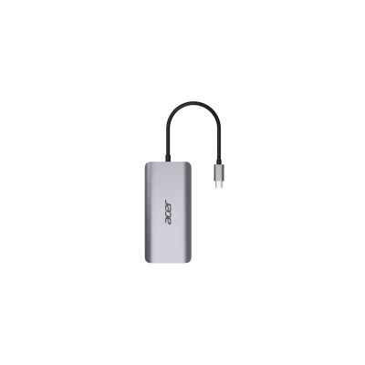 5. Acer 12-in-1 USB-C-Dongle, kabelgebunden, USB 3.2 Gen 1 (3.1 Gen 1), Typ-C, Silber