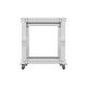 13. Open Rack 19'' 12U 600x600-1100 verstellbar grau Lanberg