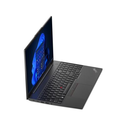 21. Lenovo ThinkPad E16 i5-1335U 16" WUXGA TouchIPS 300 Nits 16 GB DDR4 SSD512 Iris Xe Kamera 1080p 47 Wh Hintergrundbeleuchtete Tastatur FgPr W11Pro Graphitschwarz (REPACK) 2 Jahre