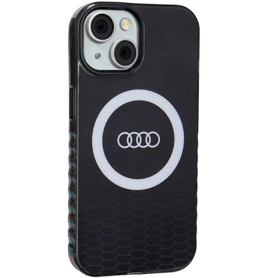 6. Audi IML Big Logo MagSafe Hülle für iPhone 15 / 14 / 13 - Schwarz