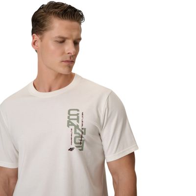4. Herren-T-Shirt 4F M2665 creme 4FWSS26TTSHM2665 12S