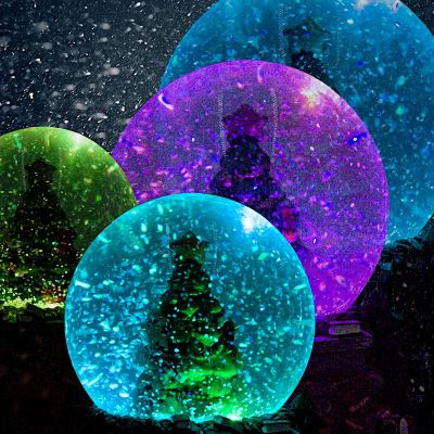 6. LED-SCHNEEKUGEL MIT MUSIK, 8 MELODIEN, 16,5 × 13 × 12 CM, WEIHNACHTSBAUM