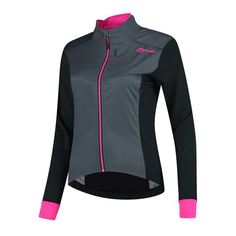 Rogelli CONTENTA Damenjacke grau-rosa M