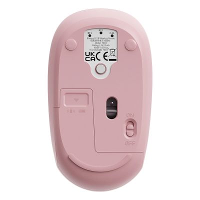 2. Kabellose Maus Baseus F01B 2,4 GHz + Bluetooth 3.0 + 5.0 – rosa