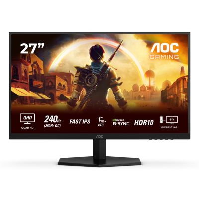 18. Monitor AOC Certified Q27G42ZE 27" IPS QHD 16:9 260 Hz 1 ms 2560 x 1440 Pixel 300 cd/m² Anzahl HDMI-Anschlüsse: 1 Schwarz
