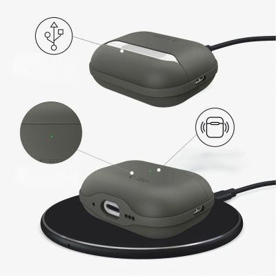 7. Tech-Protect NaturalFit Hülle für AirPods Pro 3 – Grün