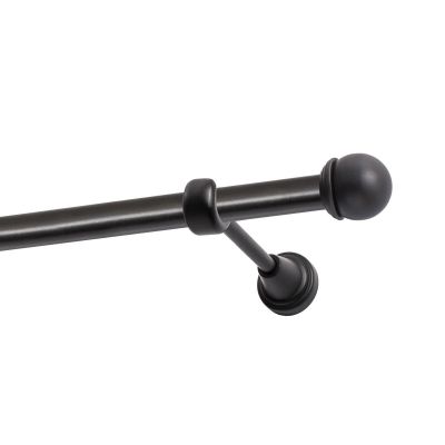 EINZELNE GARDINENSTANGE Ø 19 MM SCHWARZ 320 CM KNauf MAX KOWALSKI