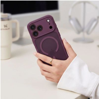 8. Tech-Protect BasicMag MagSafe Hülle für iPhone 17 Pro Max / 18 Pro Max – Burgunderrot Matt