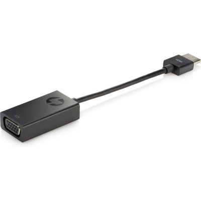 HP HDMI-zu-VGA-Kabeladapter Schwarz X1B84AA