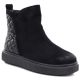 5. Gefütterte schwarze Damen-Ankle-Boots Potocki Z25-JE19365