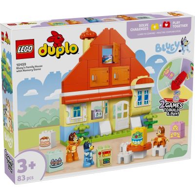 LEGO DUPLO Bluey 10459 Blues Familienhaus mit Memory-Spiel