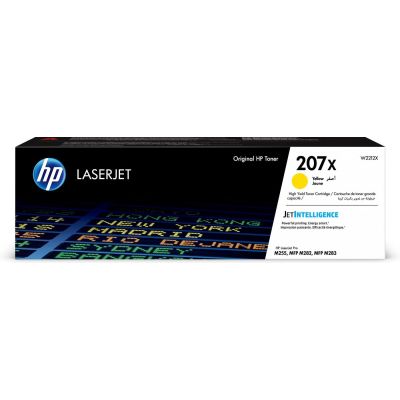 2. HP Toner Gelb HP 207X, HP207X=W2212X, 2450 Seiten
